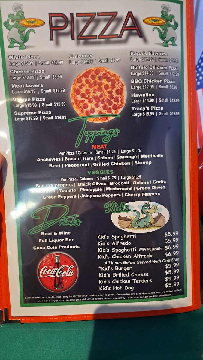 Papa Willies Bar and Grill Menu - Image 5