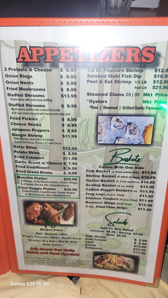 Papa Willies Bar and Grill Menu - Image 6